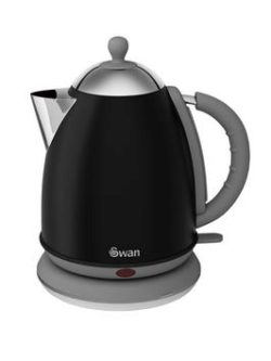 Swan Retro Jug Kettle - Black